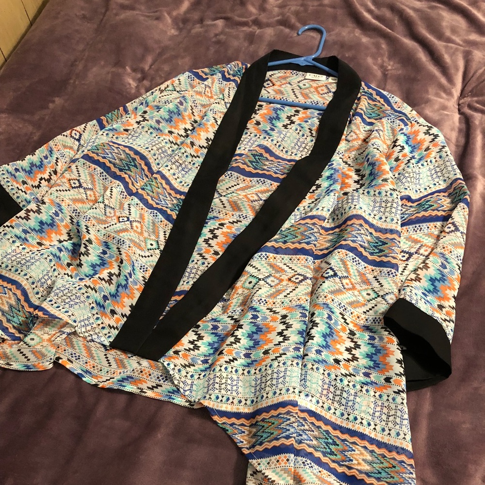 Colorful kimono